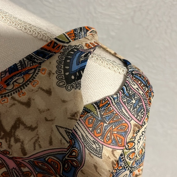 INA Fashion High Low Tie Waist Long Sleeve Dress NWT Small - Picture 3 of 11